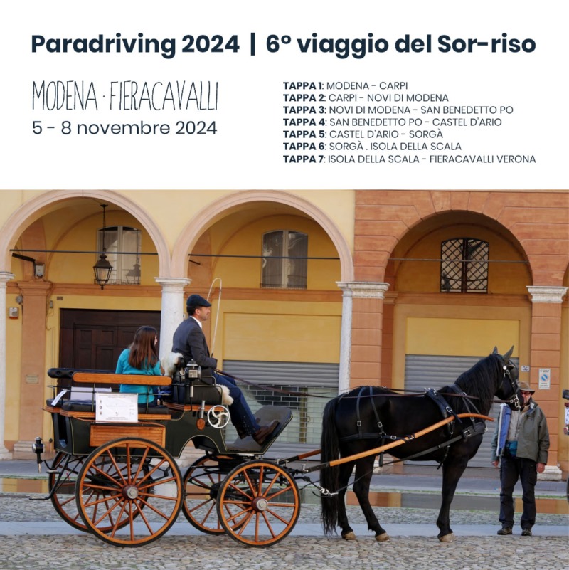 Paradriving Fieracavalli 2024 - 6°Viaggio Del Sor-Riso