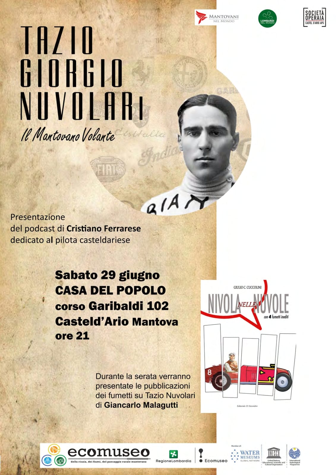 Tazio Giorgio Nuvolari, il Mantovano Volante