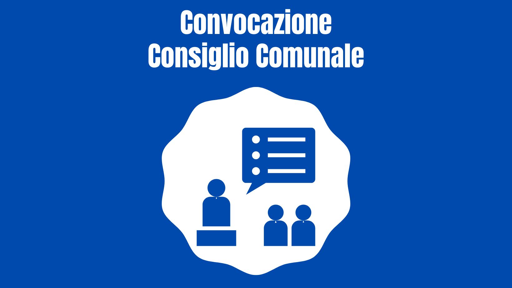 Convocazione Consiglio Comunale - 27 dicembre 2024